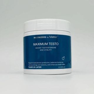 Viamax Maximizers Maximum Testo 60 kapsułek - wsparcie witalności mężczyzn