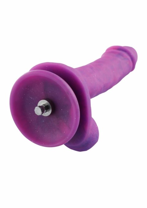 Hismith KlicLok Dildo 19 cm fioletowy silikonowy z systemem KlicLok