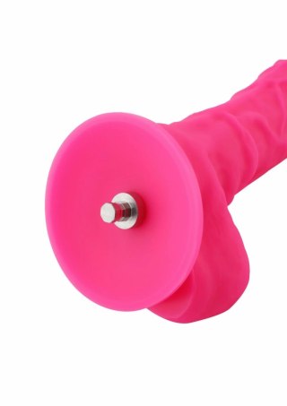 Hismith KlicLok Dildo 21 cm silikonowy, rożowy, z przyssawką
