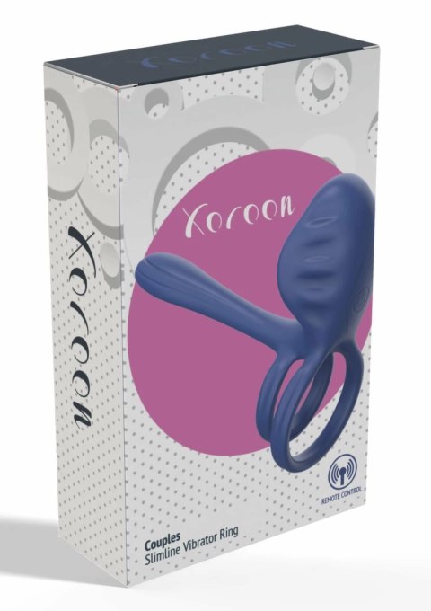 Xocoon Couples Slimline Vibrator Ring - smukły pierścień z pilotem IPX7