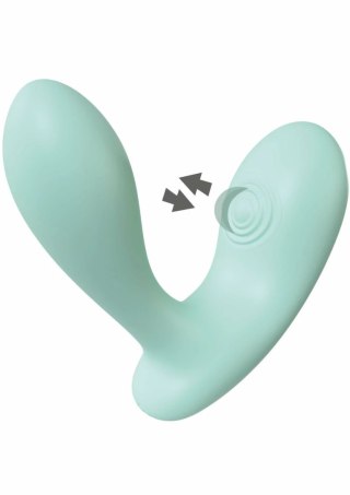 Xocoon DuoVibe II Tapping Vibrator - podwojna stymulacja, silikon