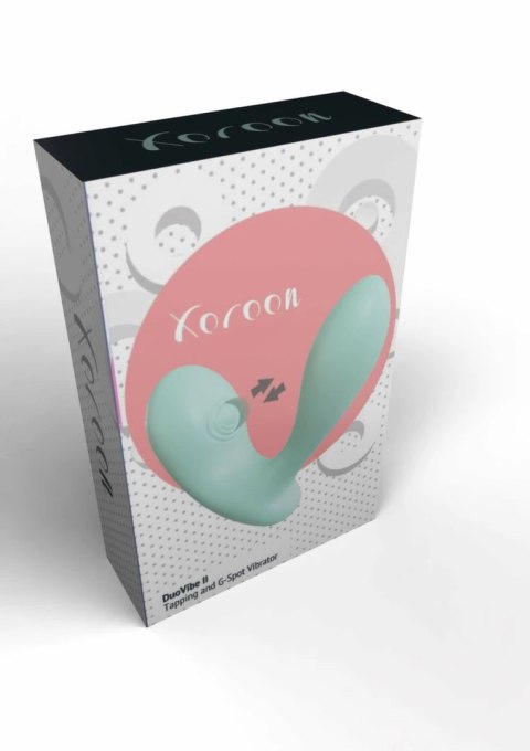 Xocoon DuoVibe II Tapping Vibrator - podwojna stymulacja, silikon