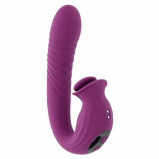 Evolved Deep Ecstasy Rabbit Vibrator Magenta - wielofunkcyjny model IPX6