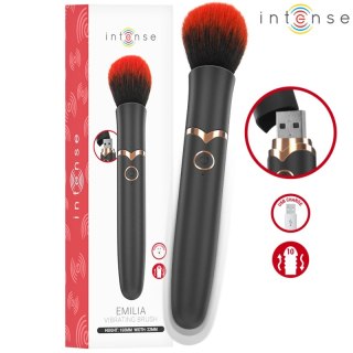 Intense Emilia podgrzewana szczotka wibrująca 16 cm silikonowa USB