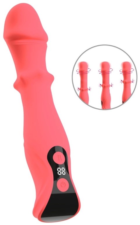 Beau coeur Oryvia Slide Ring V - wibrujący masażer z pierścieniem, 18,4 cm
