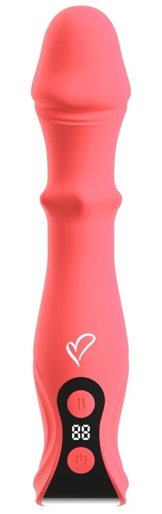 Beau coeur Oryvia Slide Ring V - wibrujący masażer z pierścieniem, 18,4 cm