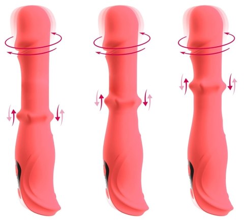 Beau coeur Oryvia Slide Ring V - wibrujący masażer z pierścieniem, 18,4 cm