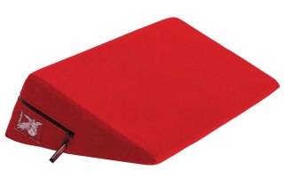Liberator Wedge Red ergonomiczna poduszka intymna, czerwona 61x35,5x18 cm
