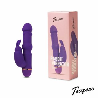 Teazers Rabbit Vibrator Silicone Fioletowy 20 Trybow Elastyczny