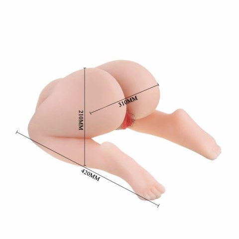 BAILE GLOS Model 3D - anatomiczna maszyna intymna z funkcją dźwięku, 10 kg
