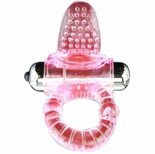 BAILE Sweet Abs 10 Rhythms Rożowy pierścień wibrujący ABS/TPR 4,6 cm
