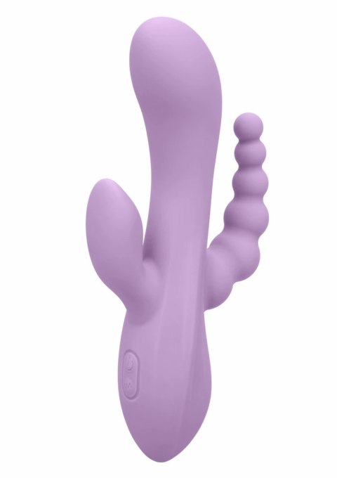 CalExotics Bend & Hold Triple Rumbler elastyczny masażer silikonowy IPX7 USB