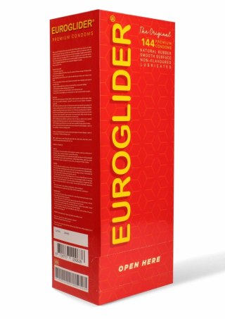 Euroglider Condoms 1008 szt. - wytrzymałe prezerwatywy lateksowe, 53 mm