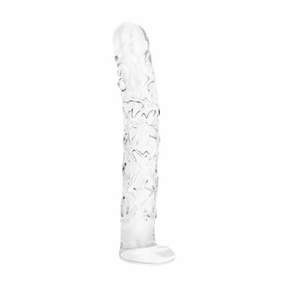 Gildo No. 34 szklany model intymny 19 cm z teksturowaną powierzchnią
