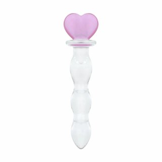 Gildo No. 37 Szklana Maszyna Intymna Serce 18 cm - Bead Design