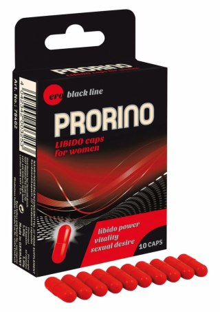 HOT Prorino Libido Caps For Women 10 kapsułek - wsparcie energii i witalności