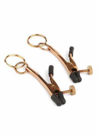 Mr. Steel Adjustable - stalowe klamry z regulacją nacisku i gumowymi końcowkami