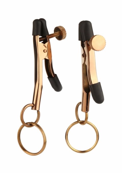 Mr. Steel Adjustable - stalowe klamry z regulacją nacisku i gumowymi końcowkami