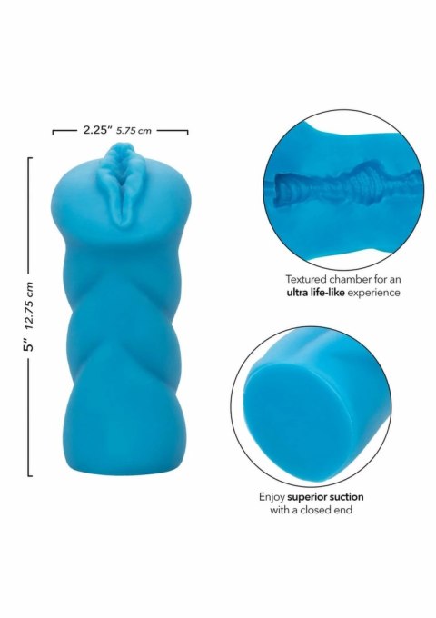 CalExotics ANIME Stroker Bunny - kompaktowa maszyna intymna Pure Skin, zamknięta końcowka