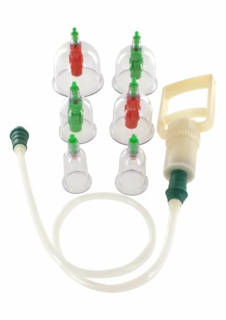 Cupping Vacuum Cupset zestaw prożniowy do terapii bańkami 12 sztuk