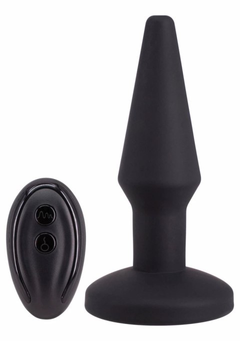 Auto Inflate Anal Plug - model z funkcją automatycznego pompowania, czarny