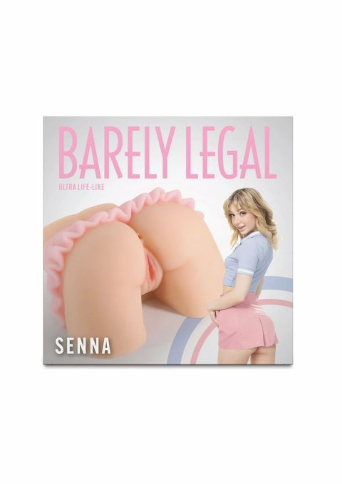 Barely Legal Senna - anatomiczna maszyna intymna TPE, kompaktowa