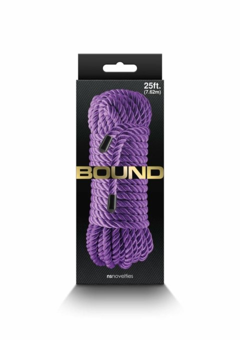 Bound Rope lina wiążąca miękka 10 m czarna komfortowa powierzchnia