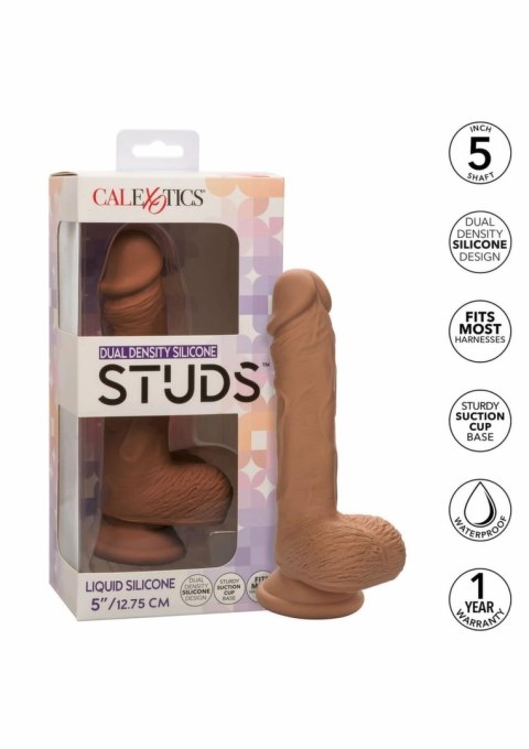 CalExotics Dual Density Silicone Stud 5" anatomiczny model z przyssawką