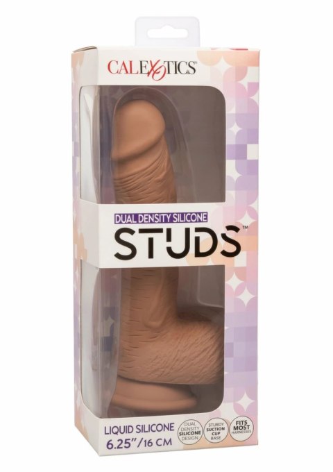 CalExotics Dual Density Silicone Stud 6.25" anatomiczny, silikonowy, z przyssawką