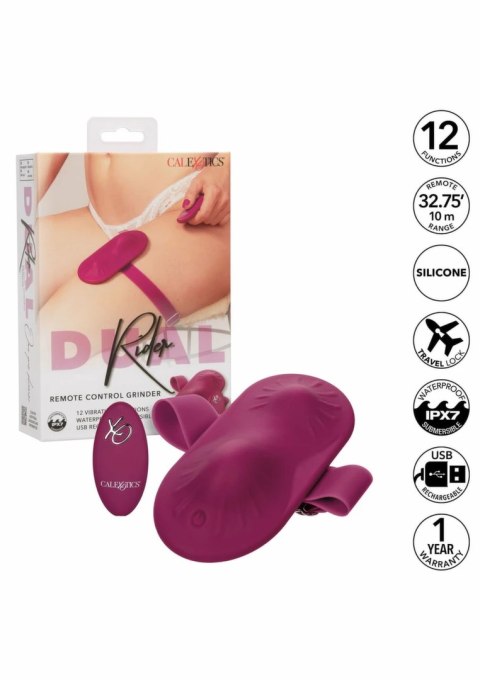 CalExotics Remote Control Grinder z paskiem na udo, bezprzewodowy masażer