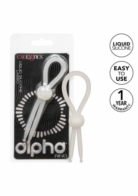 Alpha Liquid Silicone Lasso - regulowany pierścień silikonowy, wodoodporny