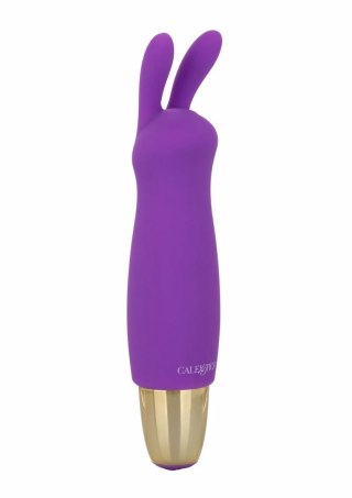CalExotics Slay Buzz Me mini masażer z uszkami silikonowy fioletowy