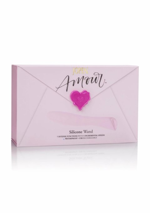 CalExotics Amour Silicone Wand - ergonomiczny masażer z silikonu