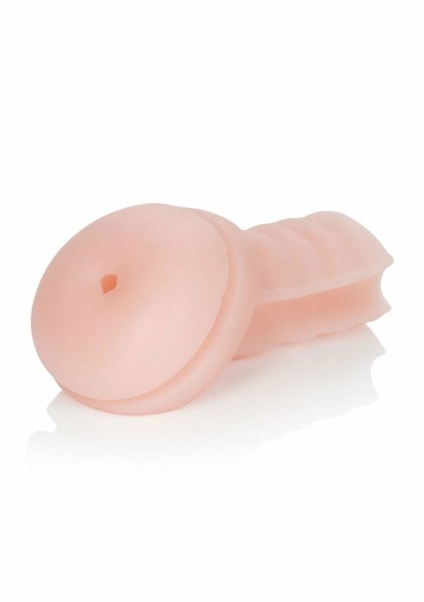 CalExotics Optimum Power Rechargeable Grip-N-Stroke - maszyna intymna z 2 wymiennymi wkładkami PureSkin