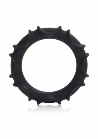 CalExotics Adonis Atlas Silicone Ring silikonowy pierścień elastyczny czarny