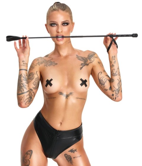 Bad Kitty Crop Set - Zestaw 4w1 z wymiennymi końcowkami, czarny, 88 cm