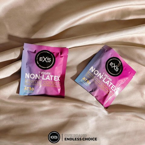 EXS Non-Latex Internal Condoms 4 szt. - ultracienkie, hipoalergiczne