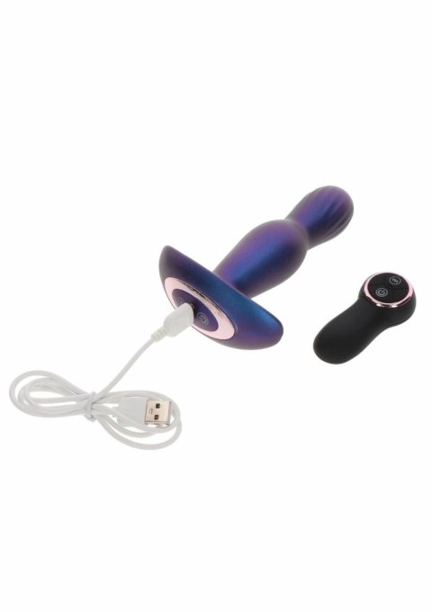 TOYJOY The Stout Inflating - wibrujący model analny z pilotem, czarny