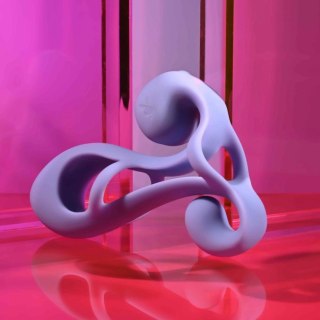 Playboy Fantasy Cage Wearable Vibrator lawendowy, silikonowy, 13,6 cm