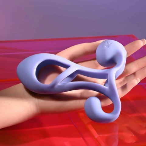 Playboy Fantasy Cage Wearable Vibrator lawendowy, silikonowy, 13,6 cm