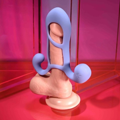 Playboy Fantasy Cage Wearable Vibrator lawendowy, silikonowy, 13,6 cm