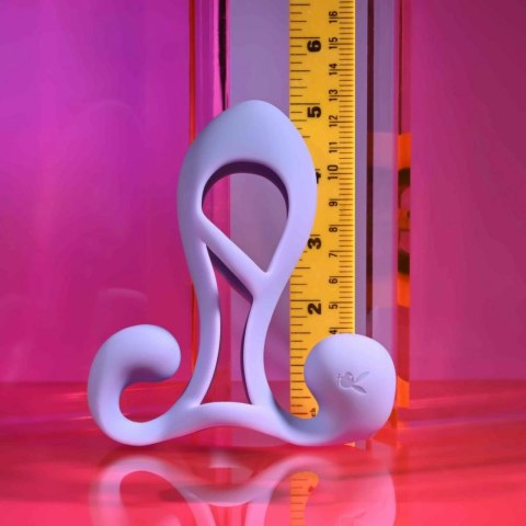 Playboy Fantasy Cage Wearable Vibrator lawendowy, silikonowy, 13,6 cm