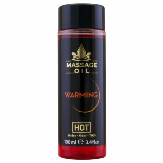 HOT Olejek do masażu rozgrzewający bezzapachowy 100ml z witaminą E