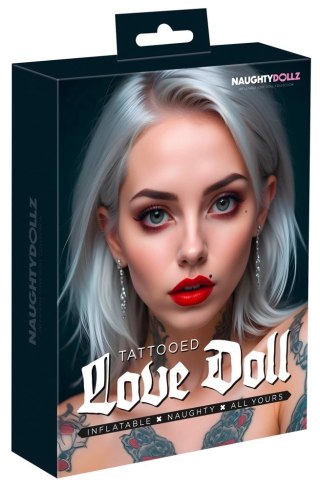 NaughtyDollz Tattoed Doll 152 cm - dmuchana figura z tatuażami