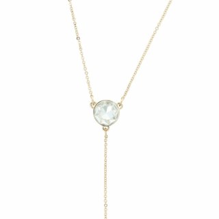 Otazu Harmony Crystal Anklet Transparent - Bransoletka na kostkę z kryształem One Size