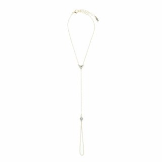 Otazu Twin Crystal Bodychain Transparent - elegancki łańcuszek z kryształami One Size