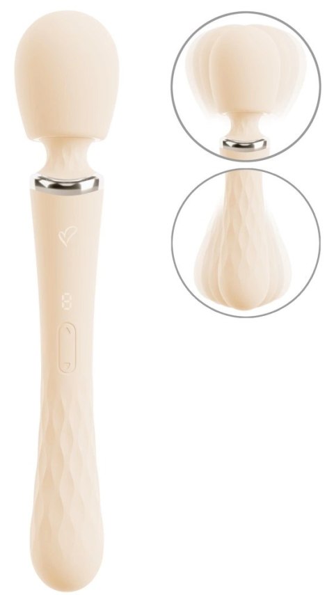 Beau coeur Taviro Big Wand - wielofunkcyjny masażer 2w1, silikonowy, 31,7 cm