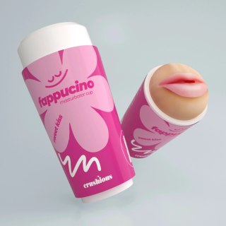 Crushious Fappucino Sweet Kiss Rożowy kubek z systemem ustnym TPE ABS