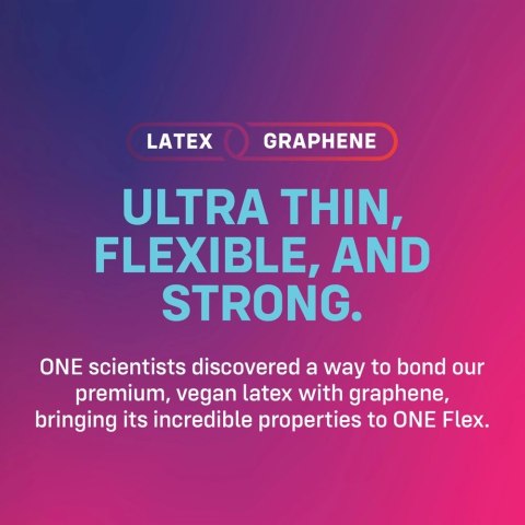 ONE Flex 10 szt. ultracienkie prezerwatywy grafenowe Sensatex