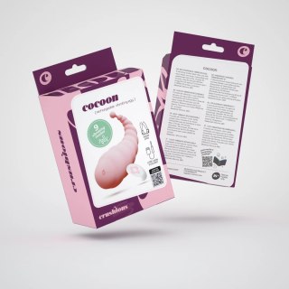 Crushious Cocoon Rożowy - Model Wibrujący z Pilotem Bezprzewodowym USB